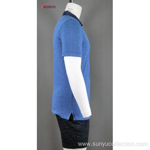 Men's short sleeve polo t-shirt